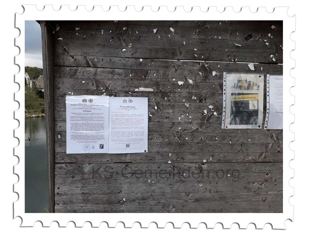 Proklamation der Gemeinde Neudörfel b. Ortmannsdorf