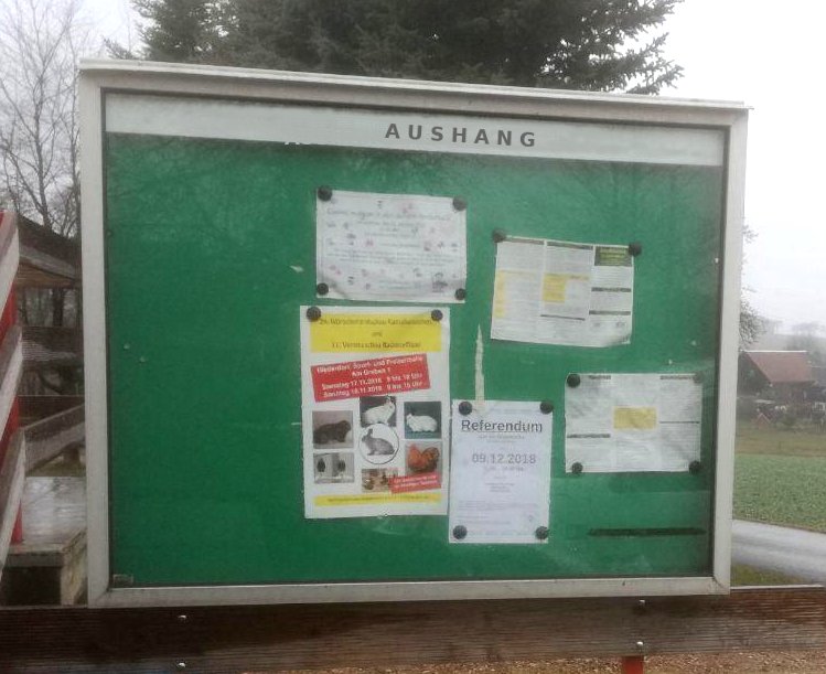 Aushang
